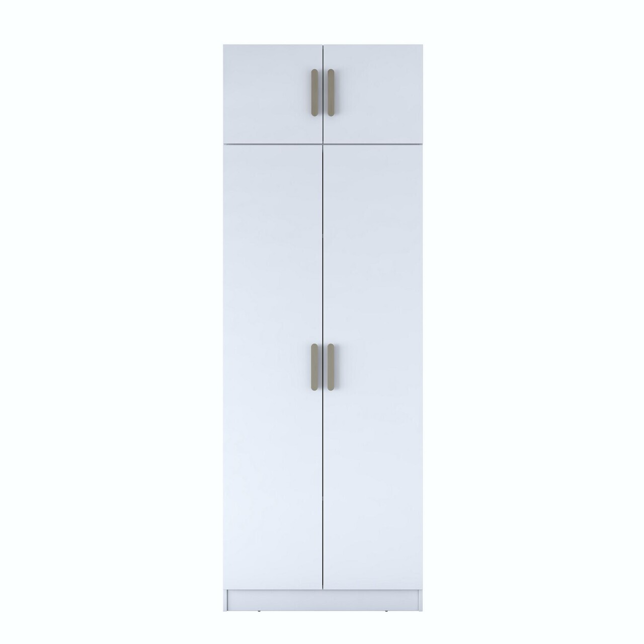 Dulap pentru haine, Hanah Home, BA211, 90x255x57.5 cm, PAL melaminat, Alb - view 8