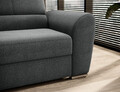 Coltar extensibil stanga 3 locuri ELTAP, LT-05VER, Siber, 270x186x93 cm, lemn/poliester, gri