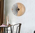 Ceas de perete Wordy, Mauro Ferretti, 60 cm, fier/MDF, multicolor