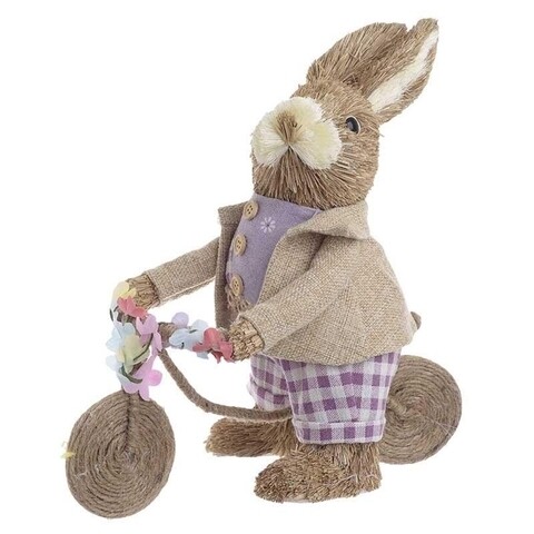 Decoratiune Rabbit Boy, InArt, 27x16x30 cm, multicolor