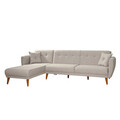 Coltar, Unique Design, 867UNQ1411, Lemn de carpen, Crem