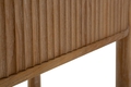 Consola Gothenburg, Mauro Ferretti, 110x40x80 cm, lemn de brad/MDF/fier, maro
