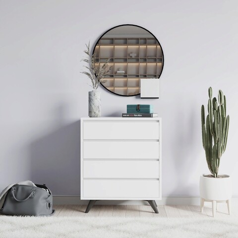 Dulap, mod design, suvera, 70x86x40 cm, alb