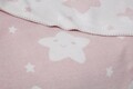 Patura bebelusi, Star - Light Pink, Dolce Bonita Home, 75% BUMBAC/15% ACRIL/10% POLIESTER