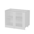 Dulap pentru bucatarie, Hanah Home, Minar, 105x72x56 cm, Alb / Antracit