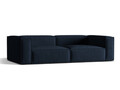 Canapea 5 locuri, Nuria-88, Micadoni Home, 290x110x72 cm, catifea, albastru inchis