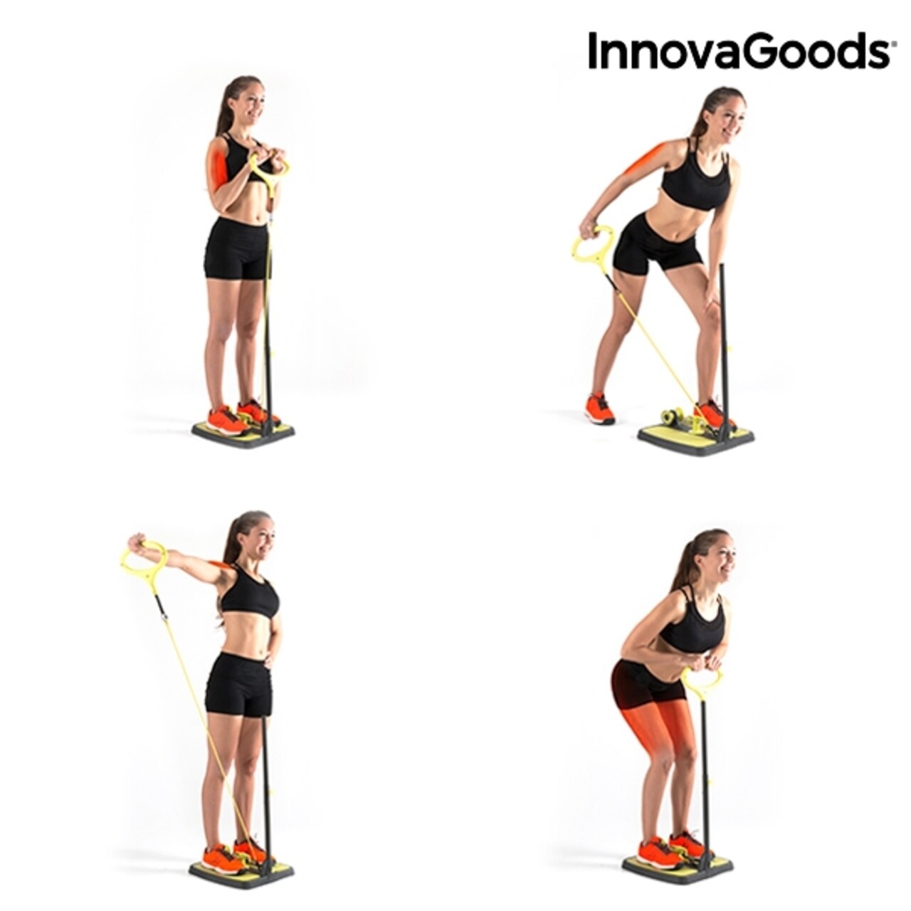 Platforma De Fitness Pentru Fese Si Picioare InnovaGoods + Ghid De Exercitii