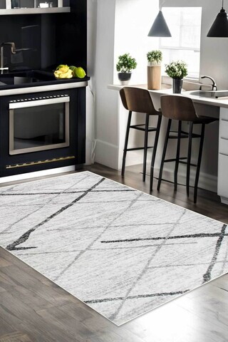 Covor, CLR-5080-42, 200x300 cm, Poliester, Gri