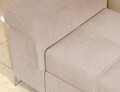 Coltar extensibil stanga 4 locuri ELTAP, LT-18RAQ, Eridano, 275x202x88 cm, lemn/poliester, bej deschis