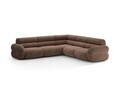Coltar simetric 7 locuri, Neo, Micadoni Home, 295x295x83 cm, tesatura Chenille Silencio, maro