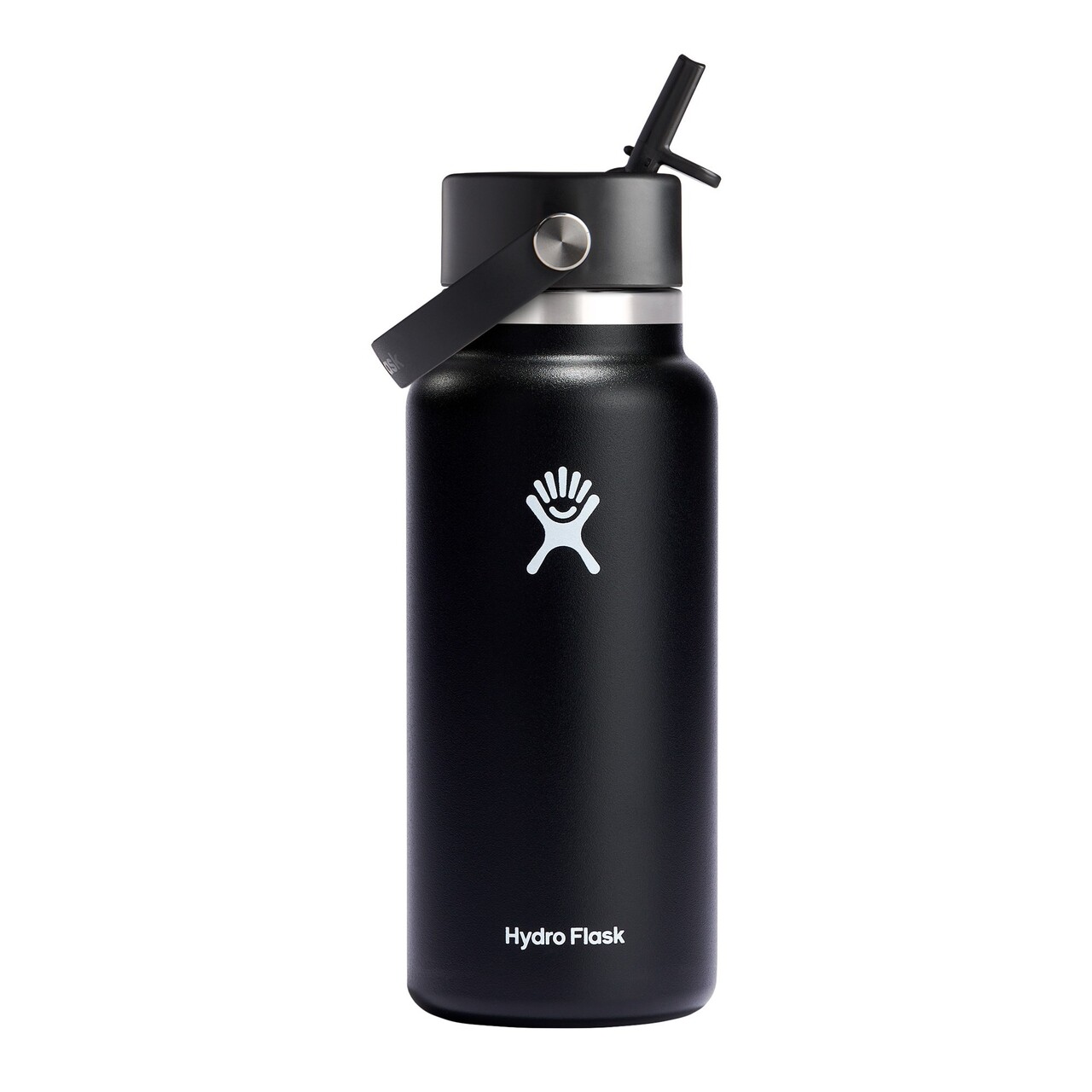 Sticla termos inox 950ml "Wide Straw" Black - Hydro Flask