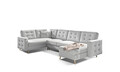 Coltar extensibil reversibil 5 locuri ELTAP, AsdU-07, Asgard, 326x202x93 cm, lemn/poliester, alb