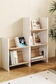 Corp biblioteca, Hanah Home, Derga3, 44x90x25 cm, Stejar Sonomo / Alb