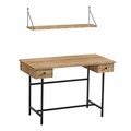 Birou, Elegance, Dixie, Stejar safir / negru
