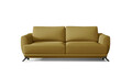 Canapea extensibila 3 locuri ELTAP, Meg23, Megis, 242x95x90 cm, lemn/poliester, mustar