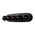 Aplica de perete, Fulgor, 942FLG1394, Metal, Negru