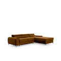 Coltar extensibil dreapta 3 locuri ELTAP, RT-45LO, Grayson, 278x205x92 cm, lemn/poliester, mustar
