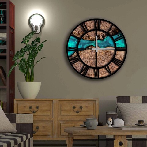 Ceas de perete, 5050ms-092, mdf, ø50 cm, multicolor