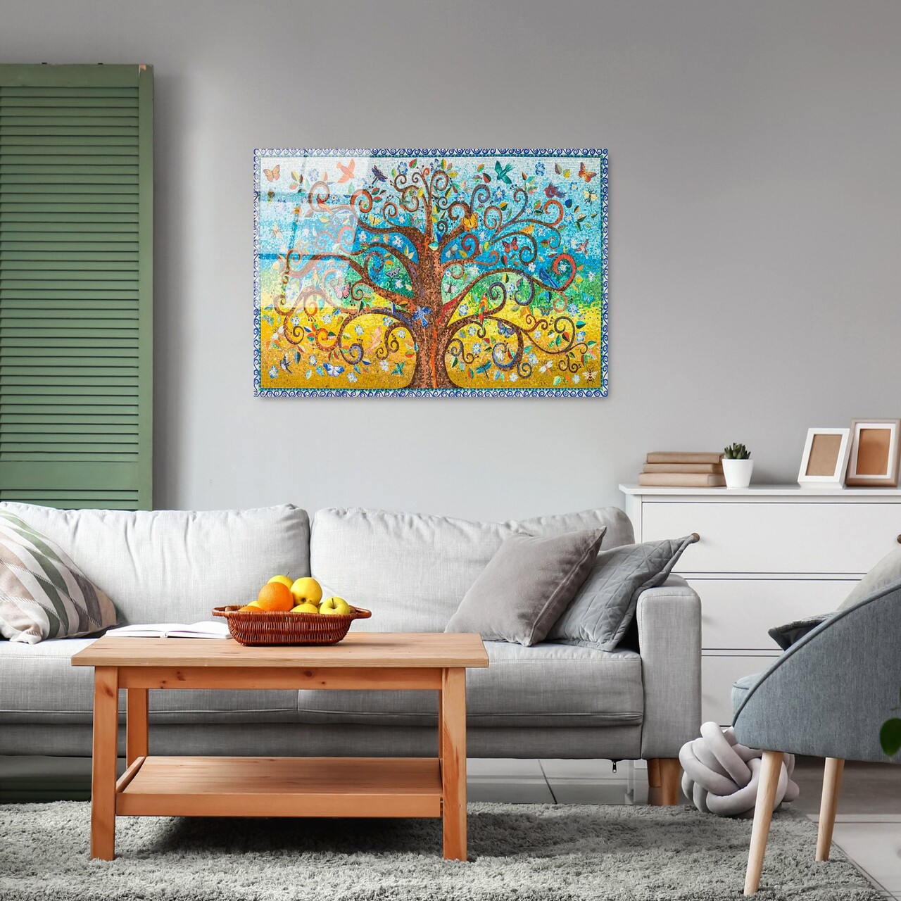 Tablou decorativ, UV-211 70 x 100, 70 x 100 cm, Multicolor - view 4