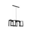 Lustra ELTAP, Giorri, 66x18x120 cm, 3xE27, 15W, otel, negru