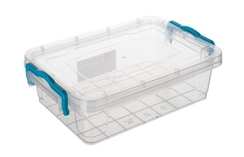 Cutie cu capac, Gema, Banquet, 1.8 L, plastic, turcoaz
