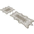 Set covorase de baie 2 piese, Alanur Home, 21014315Kr, Poliester, Crem