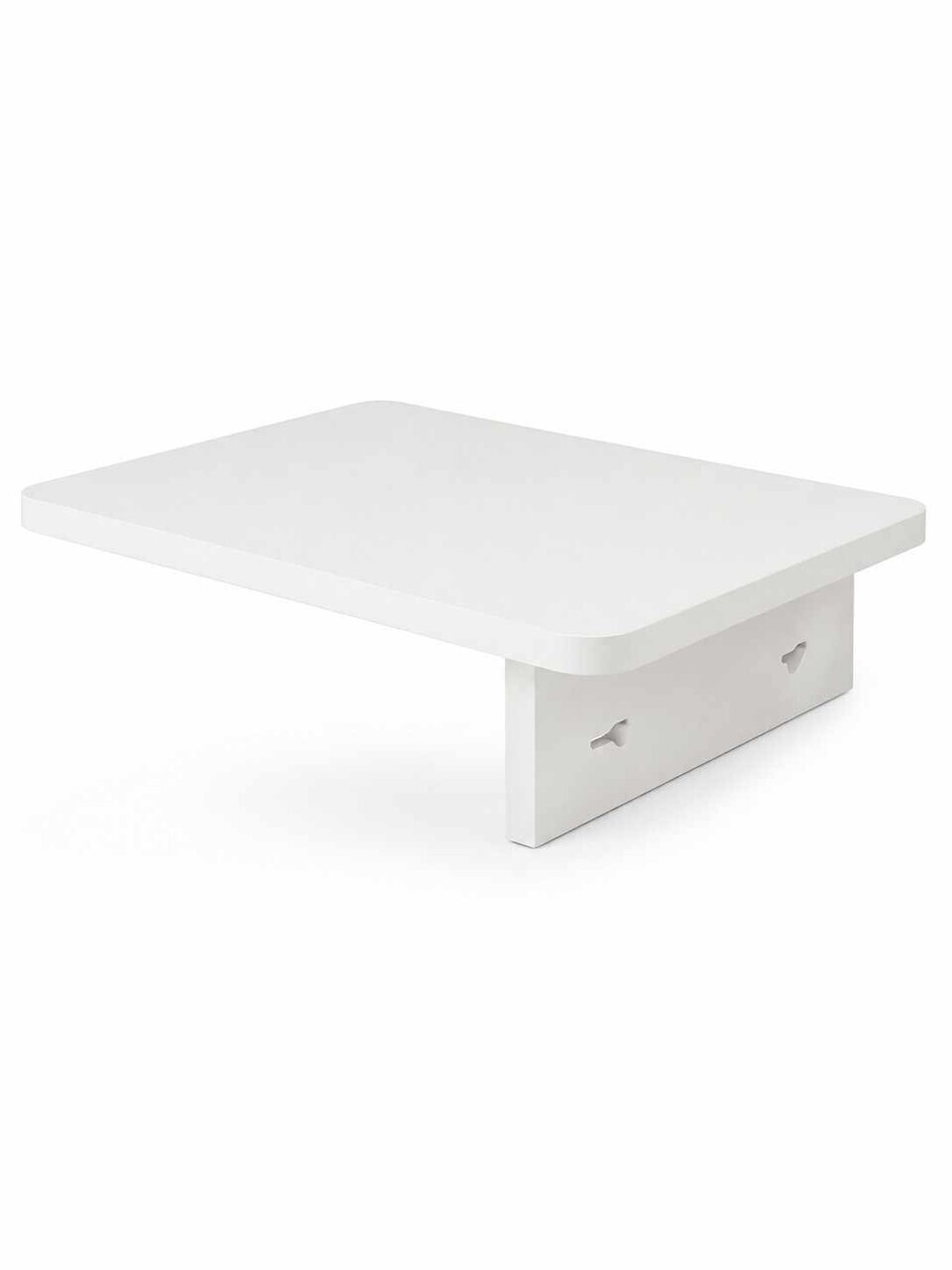 Masuta pentru cotiera canapea, Hanah Home, Ck33C, 40x10x30 cm, PAL, Alb — imaginea 3
