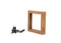 Lampa de masa, Lustro, 812LST1409, Lemn de molid, Maro