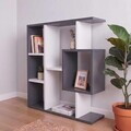 Corp biblioteca, Hanah Home, Yegane, 70.9x74.5x19.7 cm, Antracit/Alb