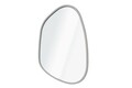 Oglinda decorativa, Lumisfera, Asymmetric Design 30 x 42, Argintiu