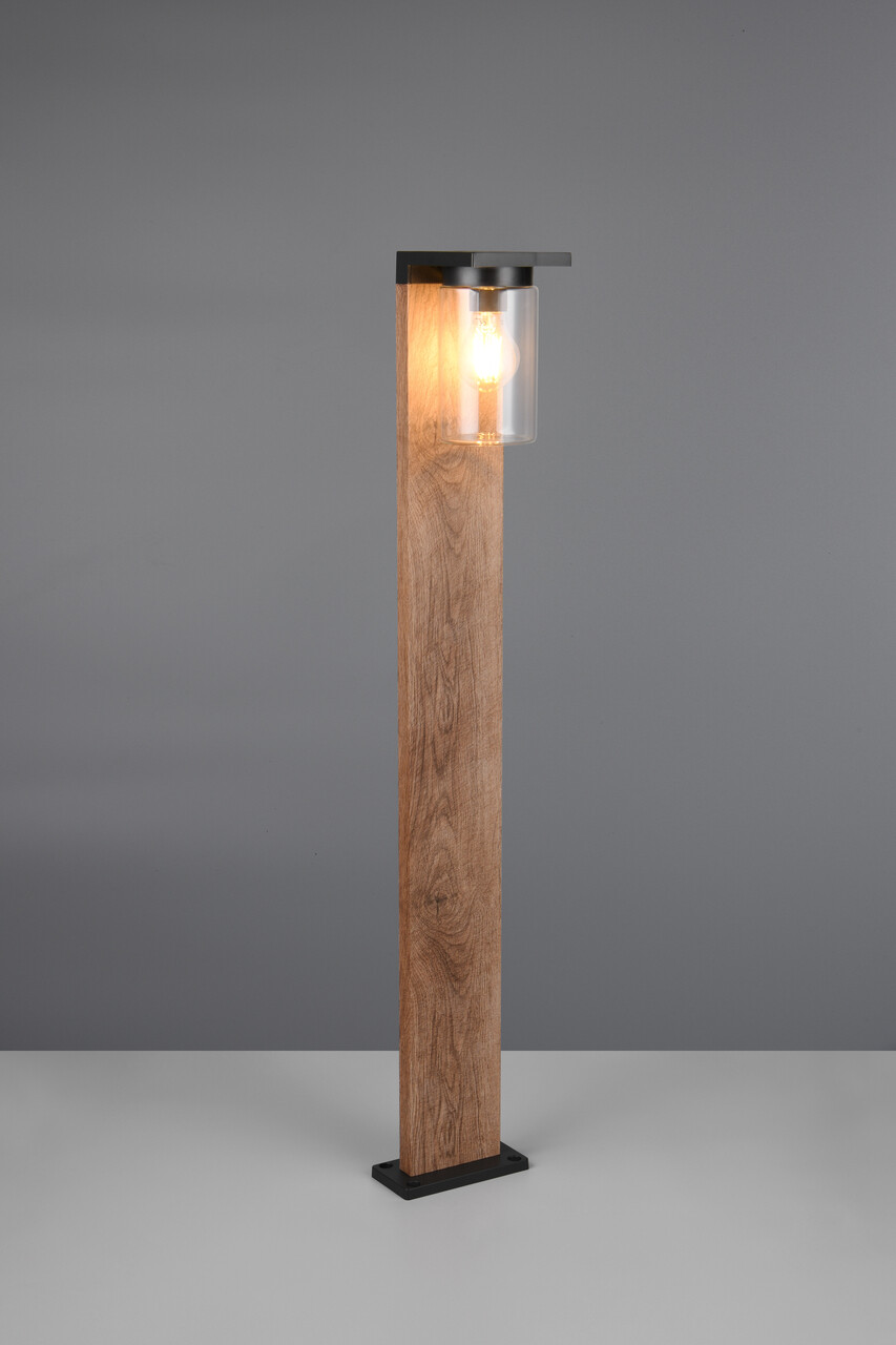 Lampadar de exterior Ardila, TRIO, 16x100 cm, 40W, 1x E27, aluminiu, natur/negru - 1 | YEO