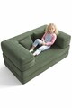 Canapea extensibilă pentru copii, Atelier del Sofa, 326NYR1109, Gri inchis