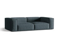 Canapea 4 locuri, Nuria-215, Micadoni Home, 250x110x72 cm, tesatura structurata chenille, petrol inchis