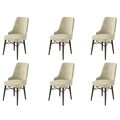 Set de scaune, Charlotte, Pare, Metal, Crem/Maro