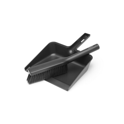 Set mini matura si faras, Brabantia, SinkSide, 24x9x33 cm, plastic reciclat, gri inchis