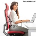 Suport lombar portabil respirabil Backonfy InnovaGoods, 40x37x10 cm