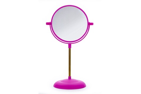 Oglinda cosmetica, Tri-Coastal Design, 13.5 x 34.5 cm, roz