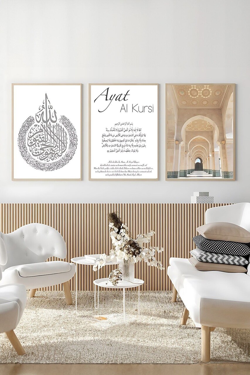 Set 3 tablouri decorative Artsycllct5 MDF Multicolor