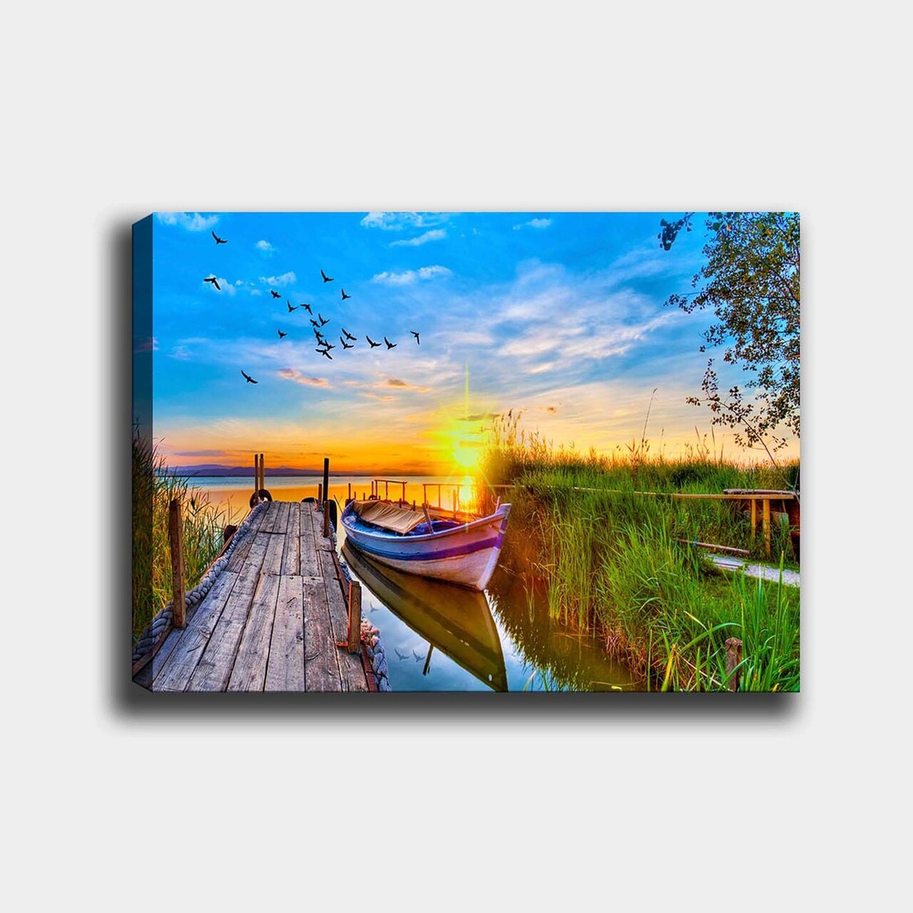 Tablou decorativ, 77426968_70100, Cadru: 100% LEMN (grosime: 3 cm), Multicolor - view 2