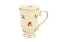 Cana cu infuzor England, Duo, 450 ml, portelan, multicolor