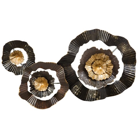 Decoratiune de perete, Grace, Creaciones Meng, 90.8x50.8 cm, metal galvanizat