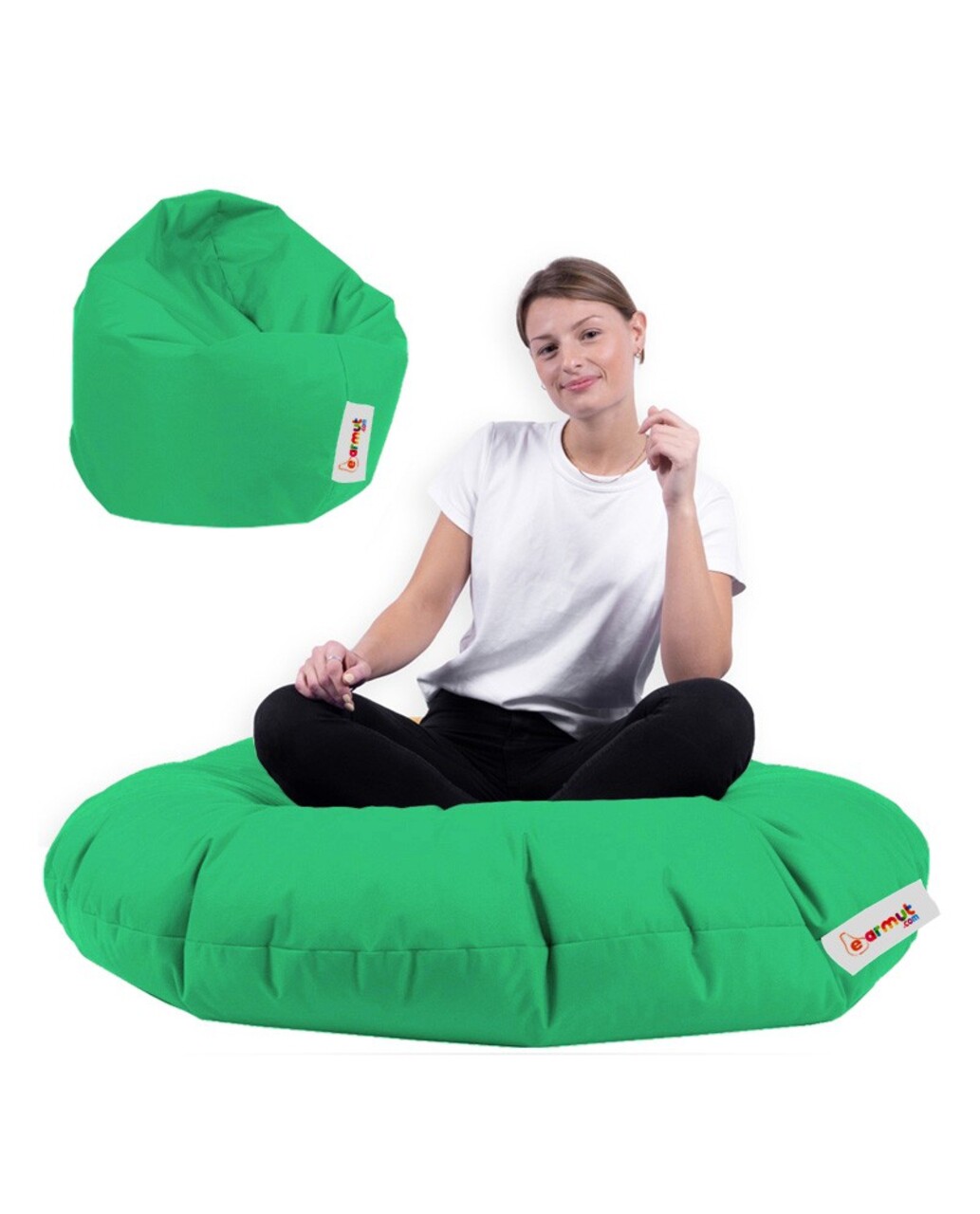 Fotoliu de gradina Bean Bag, Atelier del Sofa, 248FRN1601, Verde Fistic - view 4