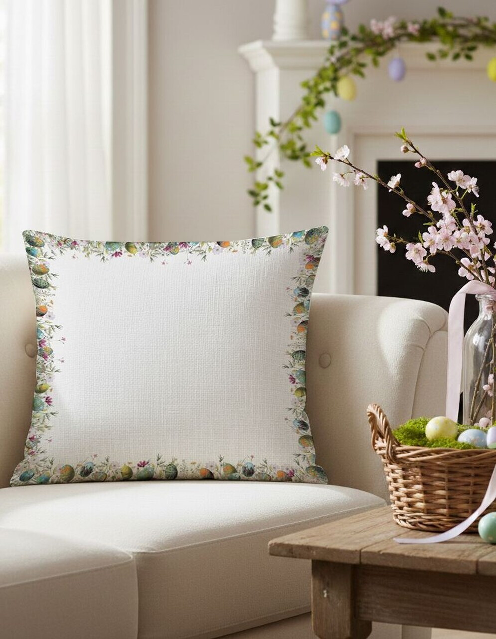 Husa de perna, Pillow 0007, 43x43 cm, Multicolor — imaginea 3