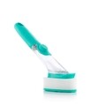 Perie vase cu dozator detergent InnovaGoods Cleasy, capete interschimbabile, 26 cm, 50 ml