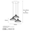 Lustra, Fulgor, 942FLG1432, Metal, Auriu