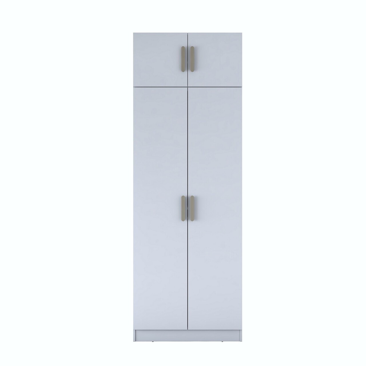 Dulap pentru haine, Hanah Home, BA209, 90x255x57.5 cm, PAL melaminat, Alb - view 9