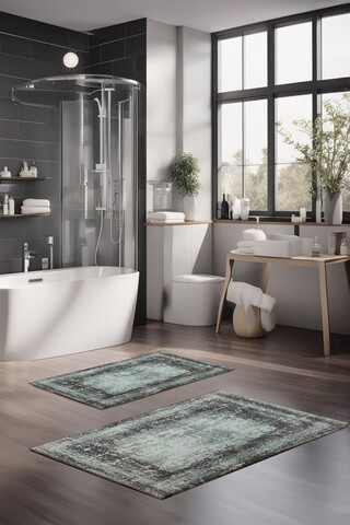 Set covorase de baie, Cartwright, CT-5084, Poliester, Multicolor