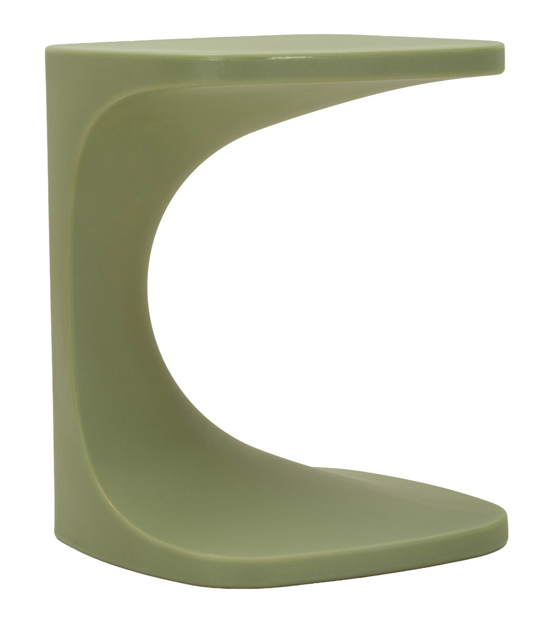 Masuta de cafea, Mauro Ferretti, Ibiza, 42x42x52 cm, utilizare interior / exterior,  plastic, verde - view 3