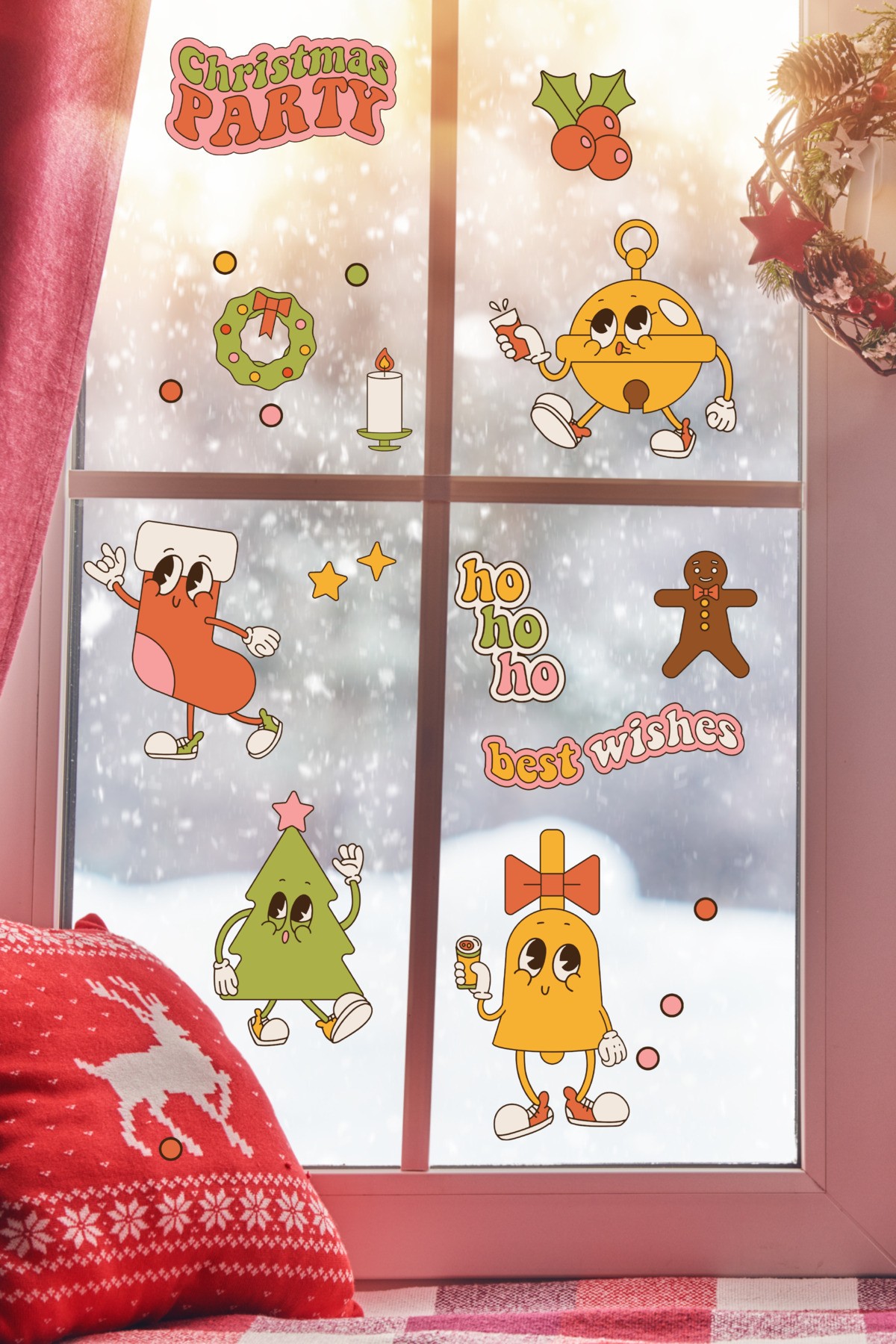 Sticker decorativ, 409020, Dimensiune: 40 x 100 cm, Multicolor