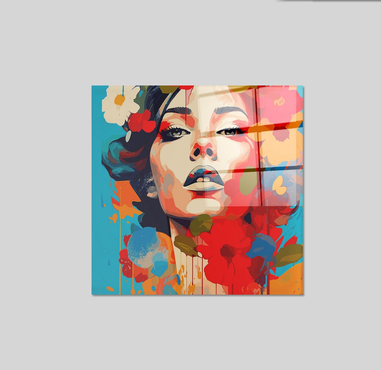 Tablou decorativ, CAM4076_5050, Dimensiune: 50 x 50 cm, Multicolor - view 3
